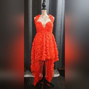 ASOS Luxe Orange Dress